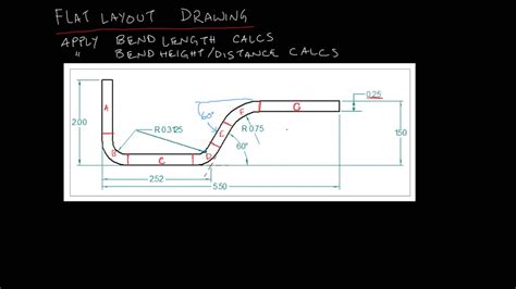 sheet metal flat pattern layout calculator|sheet metal flat pattern layout.